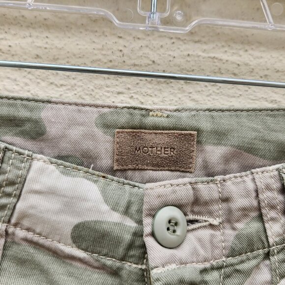 MOTHER The Shaker Chop Crop Fray Desert Camo - Picture 5 of 8